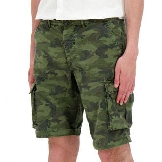 40weft 2766 Bermuda Cargo Nick Fantasia Camo Casual Uomo