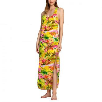 4giveness 125wcual5425 Abito Lungo Spallina In Jeresey Donna Mare Donna