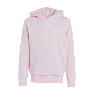Adidas Jc9773 Felpa Con Cappuccio Essential Bambina Abbigliamento Bambino Junior