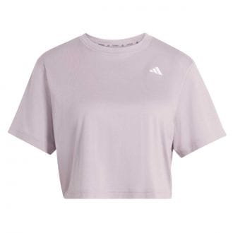 Adidas Kb7911 T-shirt Crop Mini Logo Donna Abbigliamento Training E Palestra Donna