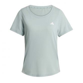 Adidas Kc0344 T-shirt Mini Logo Donna Abbigliamento Training E Palestra Donna