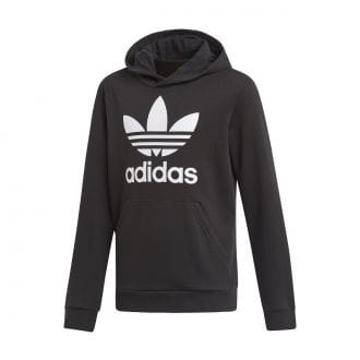 Adidas Originals Dv2870 Felpa Con Cappuccio Trefoil Bambino Abbigliamento Bambino Junior