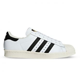 Adidas Originals G61070 Superstar 80s Bianche Tutte Sneaker Uomo
