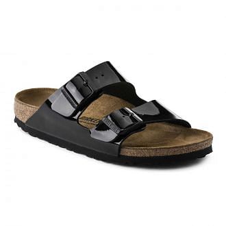 Birkenstock 1005292 Arizona Black Patent Donna Tutti Sandali Donna