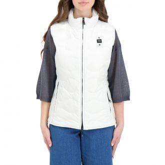Blauer 26sbldx031667455 Piumino Smanicato Ad Onde Donna Giacconi Donna