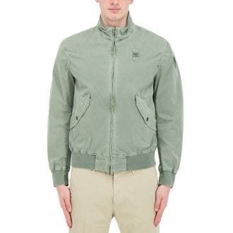 Blauer 26sbluc041397449 Bomber Cotton Stretch Garmend Dye Giacconi Uomo