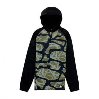 Burton 2202417 Felpa C/capp Crown Weatherproof Abbigliamento Snowboard Uomo