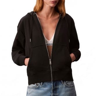 Calvin Klein Lv047b237g Felpa Full Zip Archive Logo Donna Casual Donna
