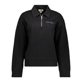 Calvin Klein Lv047e824g Felpa Half Zip Donna Casual Donna