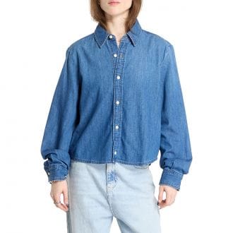 Calvin Klein Lv047e902g Camicia In Denim Donna Casual Donna