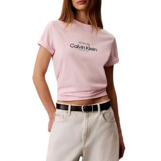 Calvin Klein Lv047f810g T-shirt Graphic Donna Casual Donna