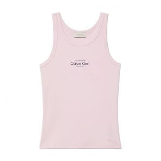 Calvin Klein Lv047f816g Canotta Costina Graphic Donna Casual Donna
