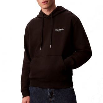 Calvin Klein Lv04rd002g Felpa Cappuccio Back Logo Casual Uomo