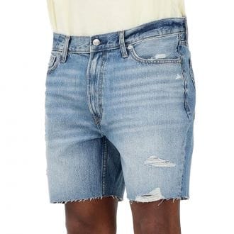 Calvin Klein Lv04rf790g Short In Denim Casual Uomo