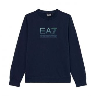 Ea7 Emporio Armani 7b000170 Felpa Giro Visibility Garzata Bambino Abbigliamento Bambino Junior