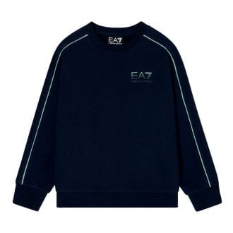 Ea7 Emporio Armani 7b000174 Felpa Giro Visibility Felpata Bambino Abbigliamento Bambino Junior
