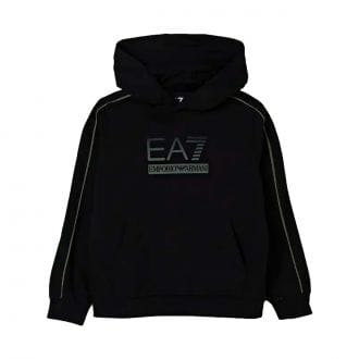 Ea7 Emporio Armani 7b000175 Felpa Con Cappuccio Visibility Bambino Abbigliamento Bambino Junior