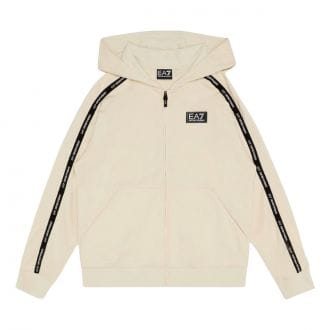 Ea7 Emporio Armani 7b000193 Felpa Fz C/capp Tape Felpata Bambino Abbigliamento Bambino Junior