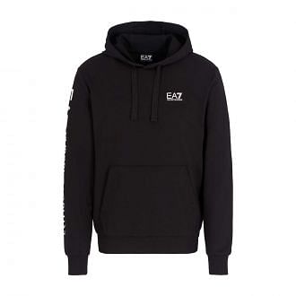 Ea7 Emporio Armani 7m000569 Felpa Con Cappuccio Extended Logo Garzata Sport Style Uomo