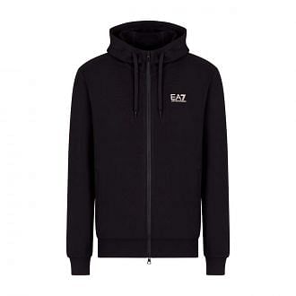 Ea7 Emporio Armani 8npm33 Felpa Full Zip Con Cappuccio Core Identity Sport Style Uomo