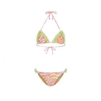 Effek Fj26sg0320 Bikini Triangolo Passamanerie Lurex Bambina Mare Bambino Junior
