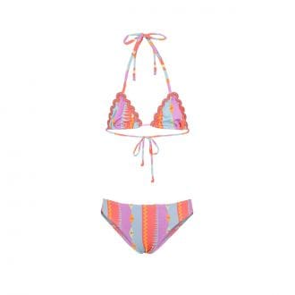 Effek Fj26sg0330 Bikini Triangolo Passamanerie Lurex Bambina Mare Bambino Junior