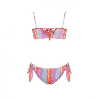 Effek Fj26sg0331 Bikini Fascia Passamanerie Lurex Bambina Mare Bambino Junior