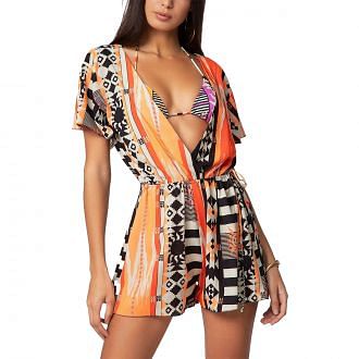 Effek Fk25 Tuta Corta Etnica Donna Mare Donna