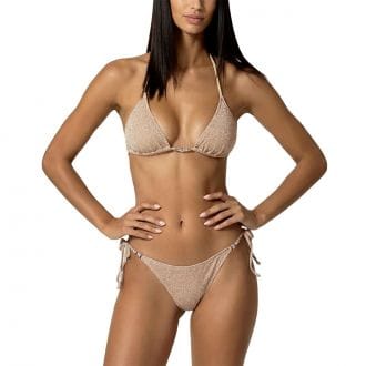 Effek Fk26sw1100 Bikini Triangolo Slip Sbambolato Lurex Donna Mare Donna