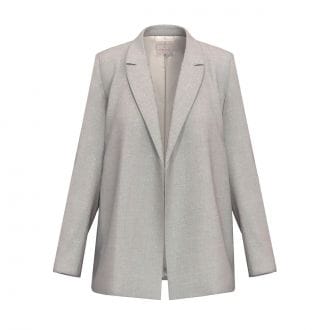Emme Marella Centrope26 Giacca Aperta In Tessuto Fuido Lame Donna Giacconi Donna