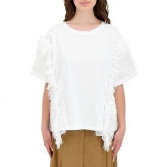 Emme Marella Emispondape26 T-shirt Con Rouches Donna Casual Donna