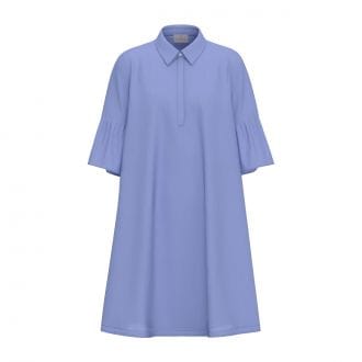 Emme Marella Epochepe26 Abito Popline Midi Svasato Manica Campana Donna Casual Donna