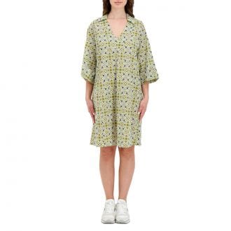 Emme Marella Esedrape26 Abito Tunica In Mussola Stampata Donna Casual Donna
