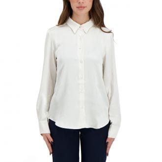 Emme Marella Fleres25 Camicia In Reaso Martellato Donna Casual Donna