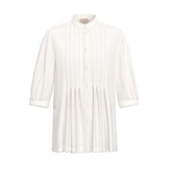 Emme Marella Gigapepe26 Camicia Coreana In Mussola Di Cotone Dìseta Donna Casual Donna