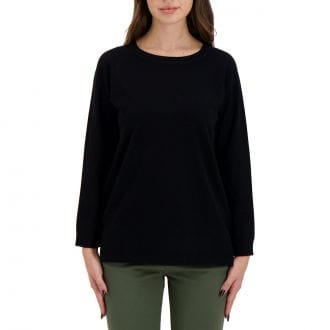 Emme Marella Ginetta25 Maglia Girocollo In Viscosa Stretch Donna Casual Donna