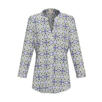 Emme Marella Giuratope26 Blusa Collo Coreano  In Mussola Di Cotone Donna Casual Donna