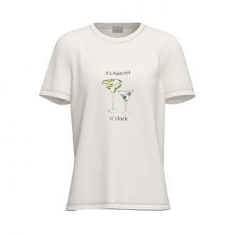 Emme Marella Golape26 T Shirt Regur Aperitiv Shopper Coordinata Donna Casual Donna