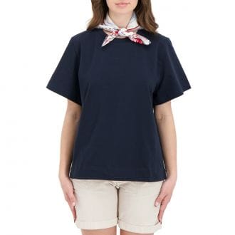 Emme Marella Maestrope26 T Shirt Con Foulard Donna Casual Donna