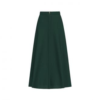 Emme Marella Nuvolepe26 Gonna Lunga Svasata Bottoni In Popline Casual Donna