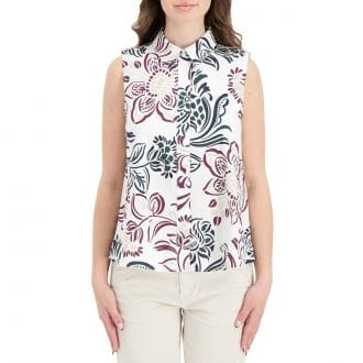 Emme Marella Odinope26 Camicia Popline Stampato Donna Casual Donna