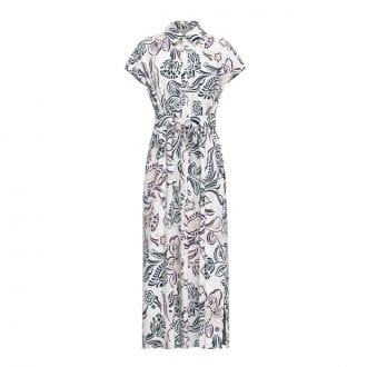 Emme Marella Paninope26 Abito Chemisier In Popline Stampato Donna Casual Donna