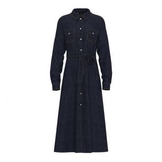 Emme Marella Regnant Abito Con Cintura In Denim Donna Casual Donna