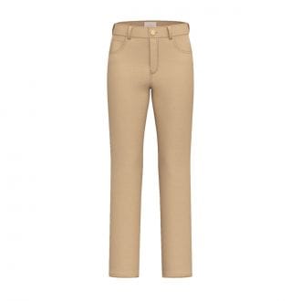 Emme Marella Sfingepe26 Pantalone A Trombetta Gabardina Stretch Casual Donna