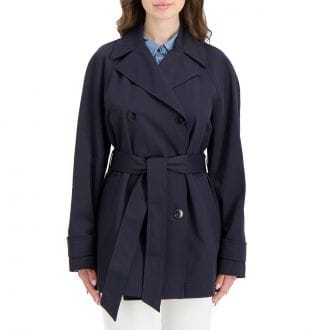 Emme Marella Sottilepe26 Trench Corto In Gabardina Anti Goccia Donna Giacconi Donna