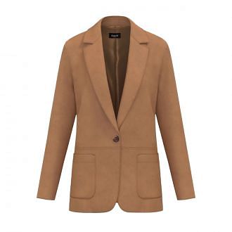 Emme Marella Ss25boa Blazer In Jersey Boho Donna Giacconi Donna