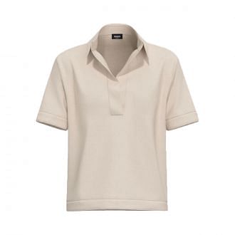 Emme Marella Ss25tevere Camicia Manica Corta Boho Donna Casual Donna