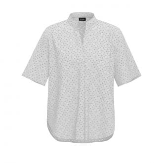 Emme Marella Stimape25 Camicia Collo Coreana In Sangallo Donna Casual Donna