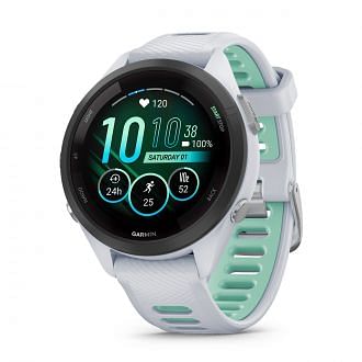 Garmin 010 Forerunner 265s White Orologi Gps Strumenti Tecnologici Uomo
