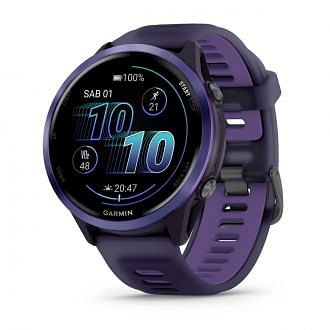 Garmin 010 Forerunner 570 47mm Indigo Aluminium Orologi Gps Strumenti Tecnologici Uomo